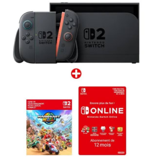 Nintendo Switch 2 + Mario Kart World (código) + suscripción 12 meses por 489,99€