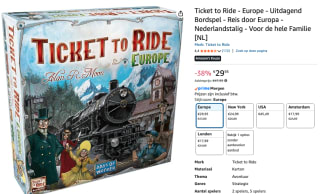 Ticket to Ride - Europe (nederlandstalig) voor €29,95
