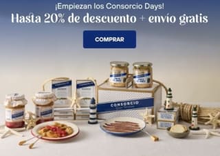 Conservas Consorcio 20% + 15% EXTRA descuento caprichazo Navidad
