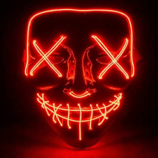 TK Gruppe Timo Klingler Masque d'horreur à LED pour 9,91€ chez Amazon