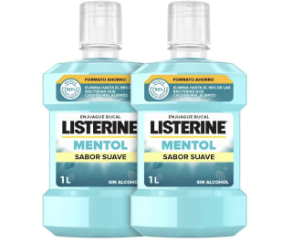 Listerine Mentol Suave 2x1L por 7,37€