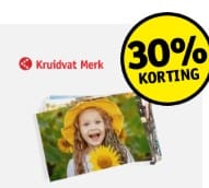 30% korting op Kruidvat Merk foto afdrukken