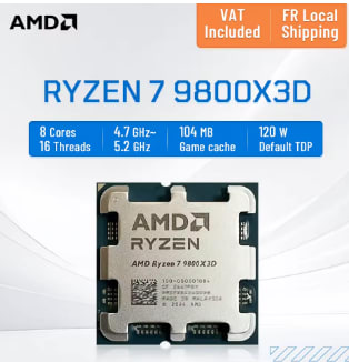 AMD Ryzen 7 9800X3D voor €313,50 bij AliExpress