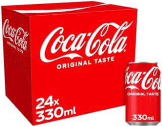 Coca-Cola Original Taste, 24 x 330ml for £10.67 at Amazon