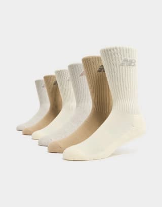New Balance 6-Pack Everyday Crew Socks voor €15 bij JDsports