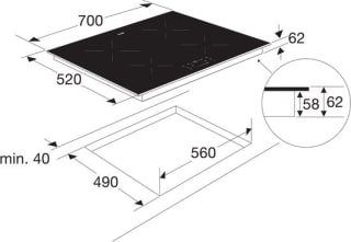 ETNA KI170ZT inductiekookplaat (70 cm) voor €165,55 bij Bol