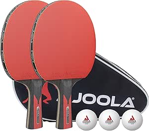 Set de Ping Pong JOOLA Duo Carbon: 2 raquetas + 3 pelotas + estuche por 26.90€