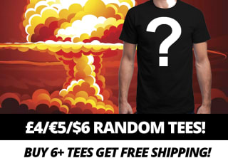 Random t-shirt voor €5 bij Qwertee