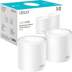 TP-Link Deco X1500 (2-Pack) Sistema WiFi 6 Mesh IA por 86.49€
