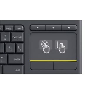 Logitech K400 Plus clavier sans fil avec trackpad pour 32,99€