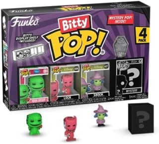Funko Bitty Pop! The Nightmare Before Christmas 4-Pack por 9,78€ en Amazon