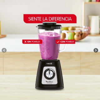 Licuadora Blendforce Negra 800W Moulinex $28.990 disponible en Falabella.com