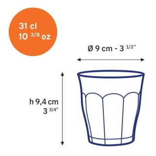 6 verres DURALEX Picardie 31cl à 3€