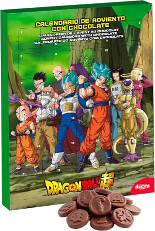 dekora Calendario de Adviento de Chocolate Dragon Ball 50 g por 2,65€ en Amazon