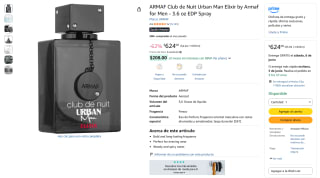 Perfume Armaf Urban Man Elixir 100ml por $624 | Oferta Amazon