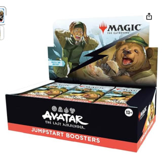 Magic: The Gathering Avatar The Last Airbender Jumpstart Booster Box $94.664 AMAZON