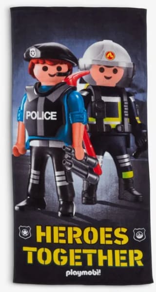 Toallas infantiles Playmobil, Emoji o Jurassic World desde 5€