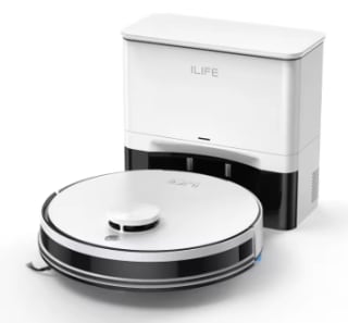 ILIFE-Robot aspirador A30 PRO de succión de 5000Pa vaciado automático por 99,43€