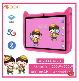 BDF Tableta Niños 7 Pulgadas Android 13 4GB 64GB WiFi 5G por 32,19€