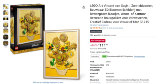 LEGO Art Vincent van Gogh 31215 voor €101,99 bij Amazon