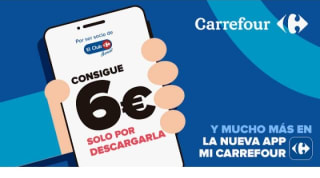 -6€ sólo por descargar la app de Mi Carrefour.