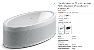 Yamaha MusicCast 50 (WX-051) Speaker voor €285,96 bij Amazon