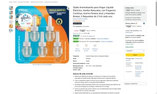 Glade Aromatizante 5 Repuestos por $167 | Oferta Amazon