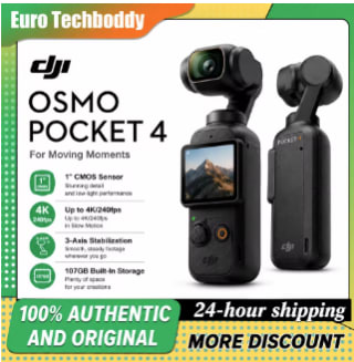 DJI Osmo Pocket 4 voor €343,35 bij AliExpress