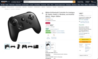 Control 8Bitdo 64 Negro por $492 | Oferta Amazon