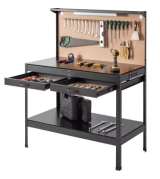 Stalen Werkbank met 2xUSB-poorten voor €165,69 dmv code bij Aliexpress