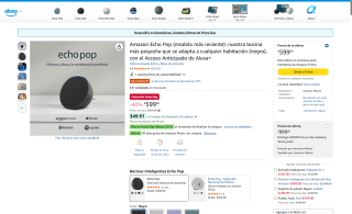 Echo Pop Bocina Inteligente por $479 | Oferta Amazon