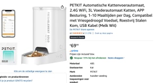 PETKIT Automatische Kattenvoerautomaat voor €59,49 bij amazon