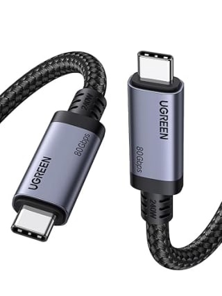 UGREEN USB 4-kabel, 80 Gbps USB C-datakabel voor €23,50 bij Amazon