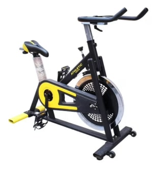 Bicicleta de Spinning Athletic Works Fija 13Kg por $1,790 | Bodega Aurrera