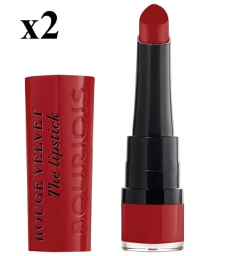2 x Bourjois Velvet The Lipstick Barra de Labios Tono 11 , 2.3 gr por 10.8€
