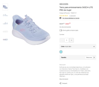 Tenis Skechers por $503 | Oferta Liverpool