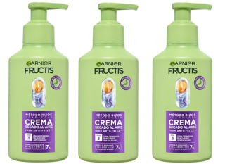 3 x Garnier Fructis Método Rizos Crema Sin Aclarado Todo Tipo de Rizos, 260ml a 11.4€