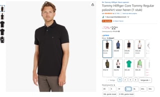 Tommy Hilfiger heren poloshirt voor €22,30 bij Amazon