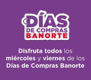 15% de Rebaja en Comercios Participantes Miércoles y Viernes con Banorte