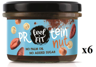 Pack 6 x 200g de Feel FIT PROTEIN NUT Proteína de nuez cacao-avellana por 13.37€