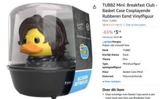 TUBBZ Mini: Breakfast Club - Basket Case Cosplayende Rubberen Eend voor €3,18