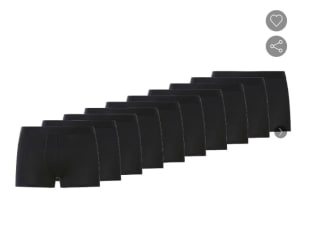Lot de 10 Boxer homme ESMARA MEN à 21,99€