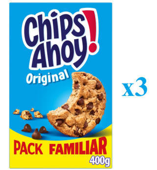 3 x CHIPS AHOY! Galletas chips de chocolate 400 g. por 10.64€