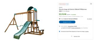 Juego Exterior Kidkraft Wilderness por $5,114 | Sam's Club