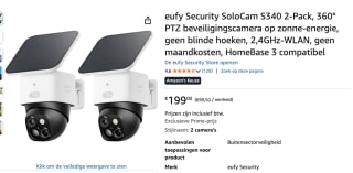 2-Pack Eufy SoloCam S340 Beveiligingscamera's voor €199 bij Amazon