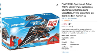 PLAYMOBIL Sports & Action - Starterpack Deltavlieger voor €4,20 bij Amazon