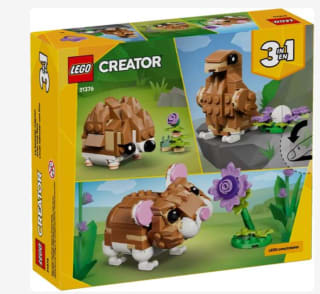 LEGO Creator 3 en 1 - Lindo Hámster con Flor - 31376 por 7.99€