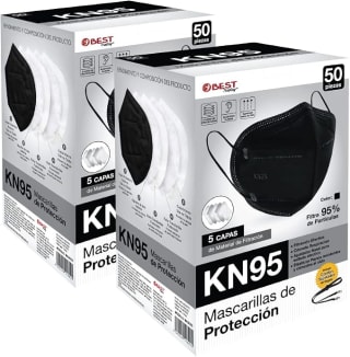 Best Trading 100 Cubrebocas KN95 por $157 | Oferta Amazon