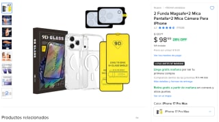 Kit Accesorios iPhone con 2 Fundas y 4 Micas por $99 | Mercado Libre