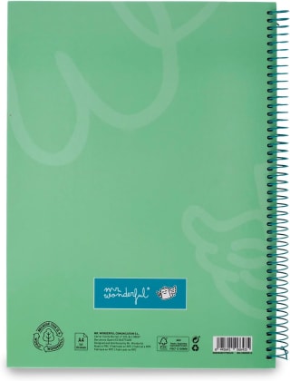 Mr. Wonderful Libreta A4 (paquete de 2) por 5,36€ en Amazon